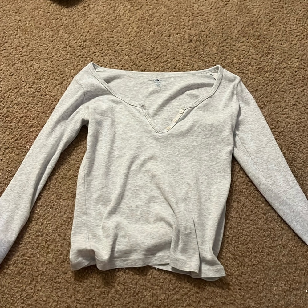 Brandy ♡︎ Melville | gray long sleeve top